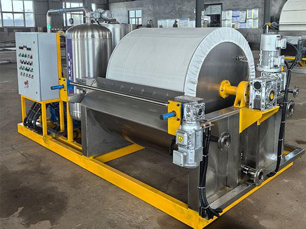 Vacuum roterende trommelfilter